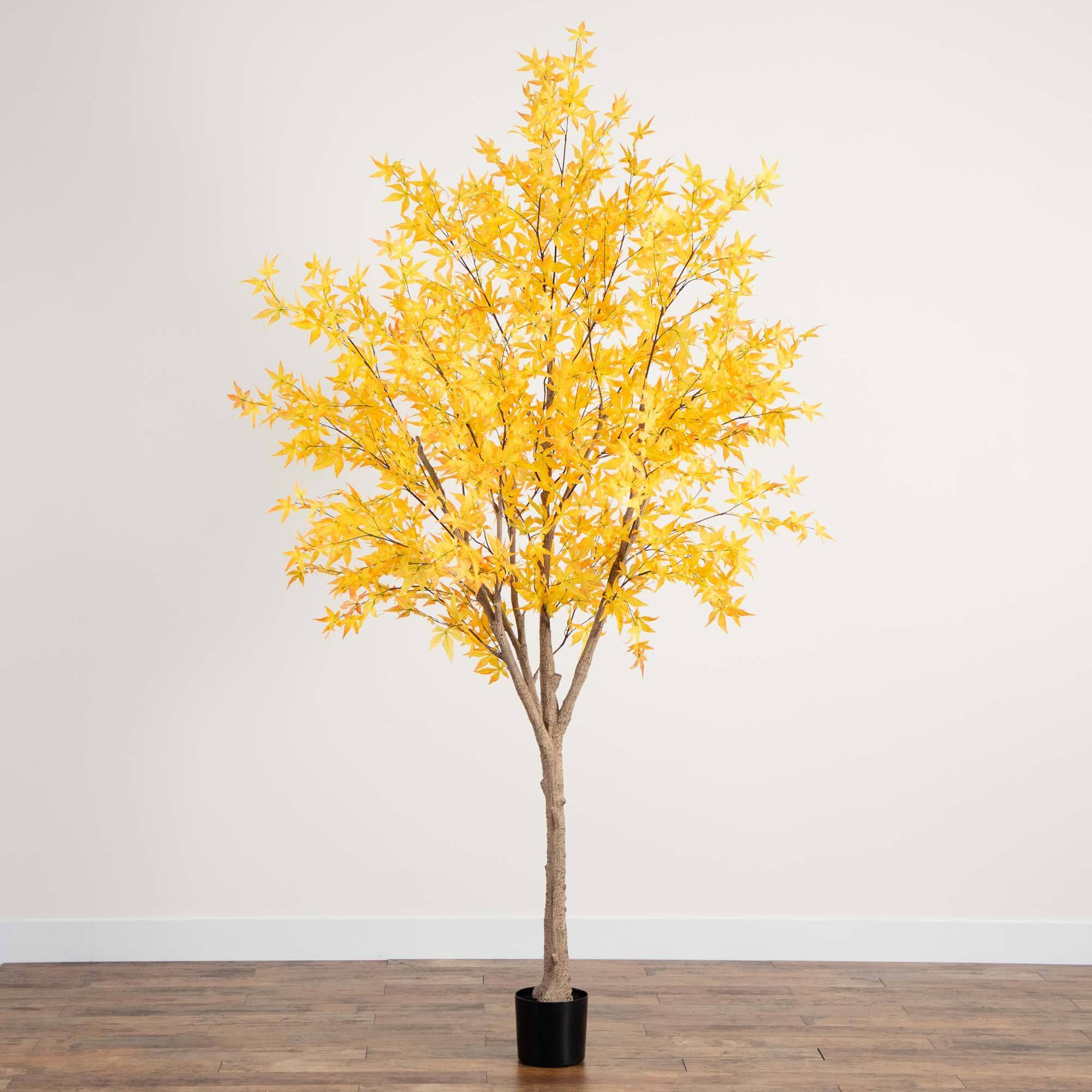 9ft. Potted Artificial Autumn Maple Tree